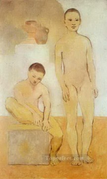 Dos jóvenes cubistas de 1905 Pinturas al óleo